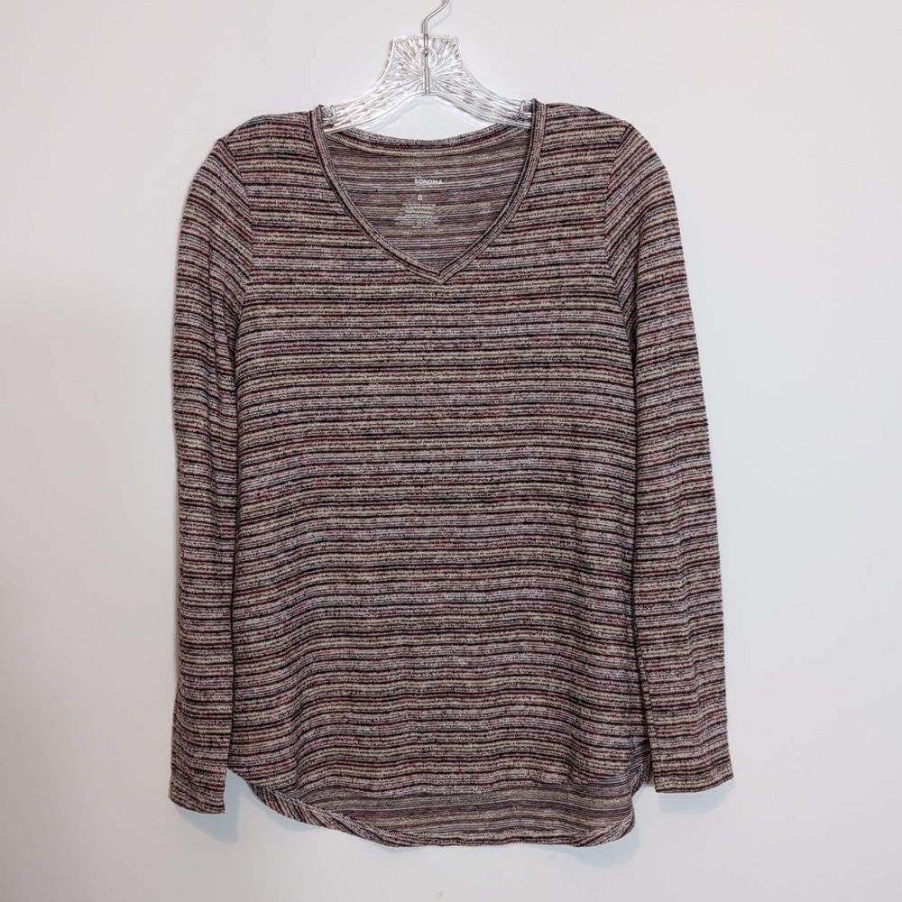 Sonoma V Neck Long Sleeve T Shirt
